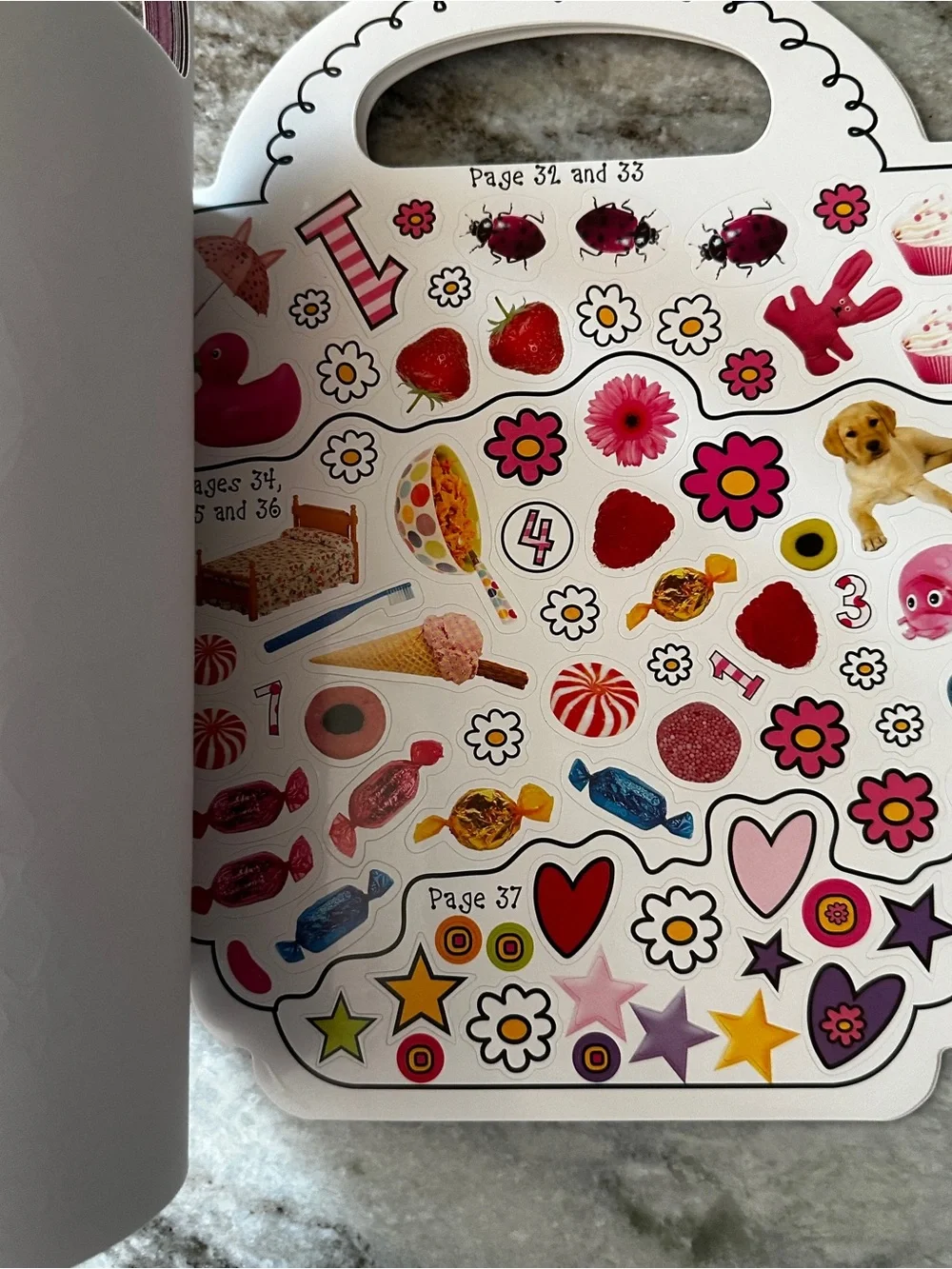 My Pretty Pink Sticker Purse - Pink Floral Sticker Book